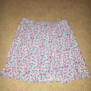floral skirt